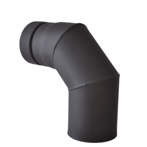 Røgrør ø80 UHT - 90 bøjning