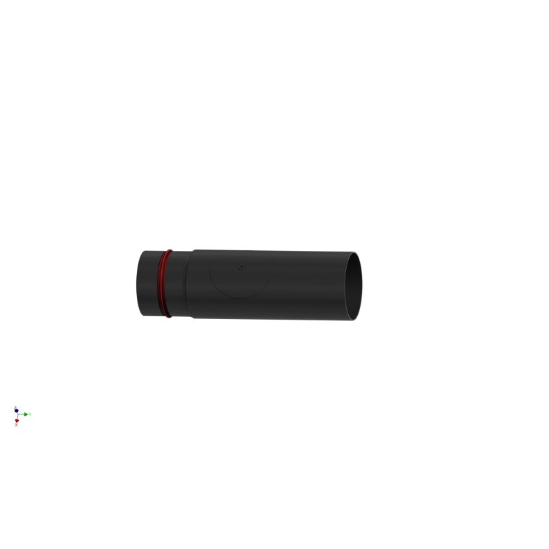 R&oslash;gr&oslash;r L:250mm med d&oslash;r
