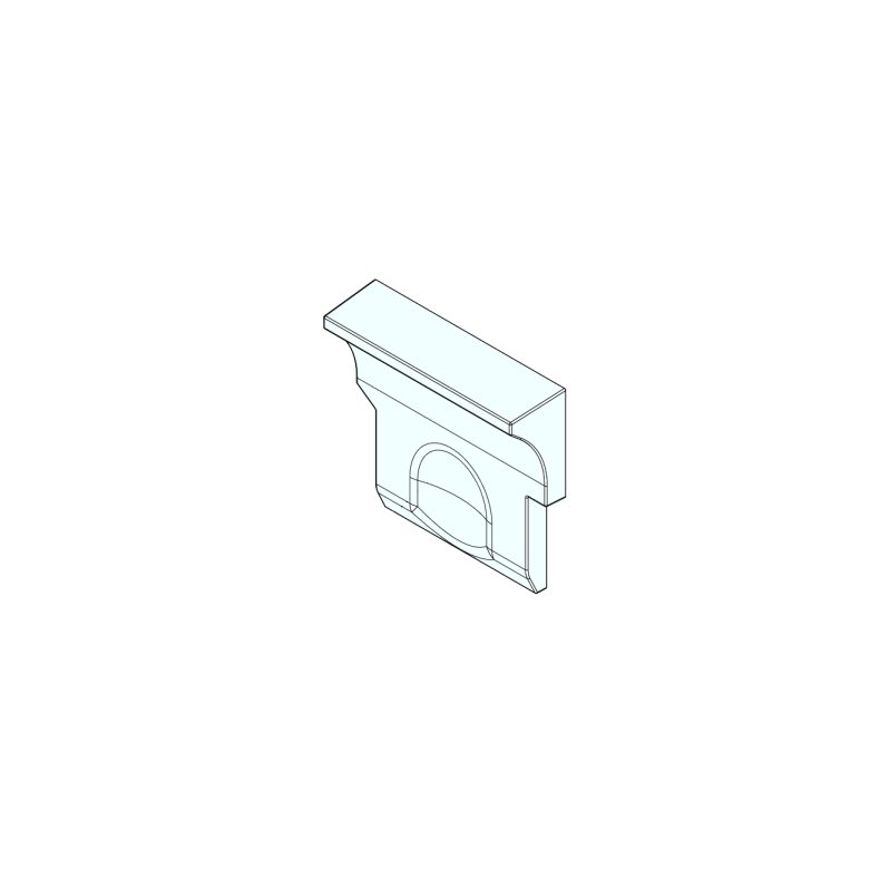 Alutec bagplade  PHILO