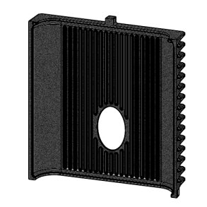 Gjutjrnsbakplatta MCZ 2.0