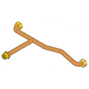 Rør f/anlæg (retur)  RED